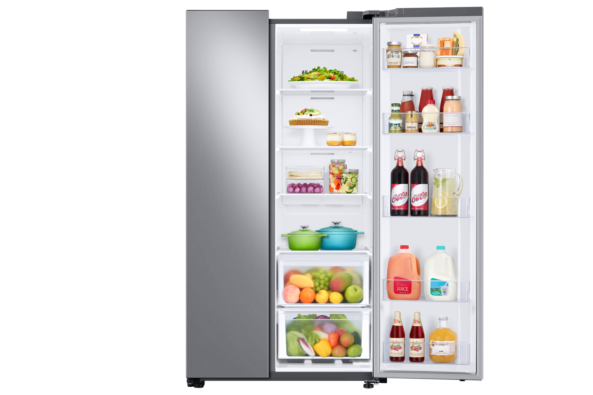 front-open-whith-food2 silver mirror