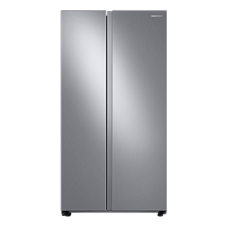 Refrigeradora Samsung SBS Gris RS28T5B00S9 - Diseño frontal