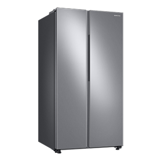 Refrigeradora Samsung SBS Gris RS28T5B00S9 - Diseño semi-perfilado izquierdo