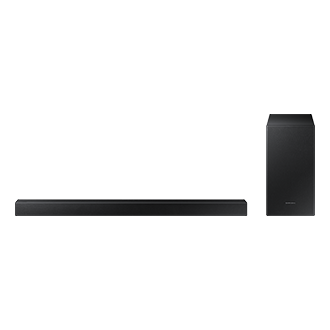 Barra de sonido Samsung Negra HW-T420 2.1 canales - Diseño frontal