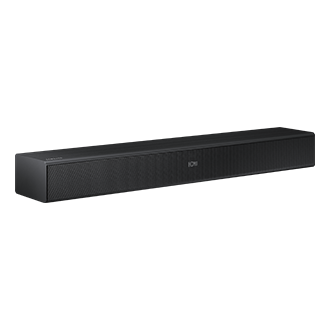 Barra de sonido Samsung Negra HW-N400 2 canales - Perfil izquierdo