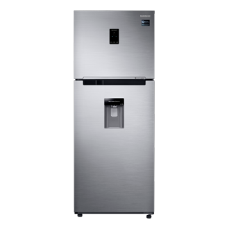 Refrigeradora Samsung Plata Top Freezer RT38K5930S8 - Diseño frontal
