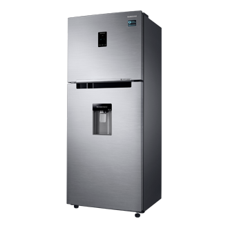 Refrigeradora Samsung Plata Top Freezer RT38K5930S8 abierta