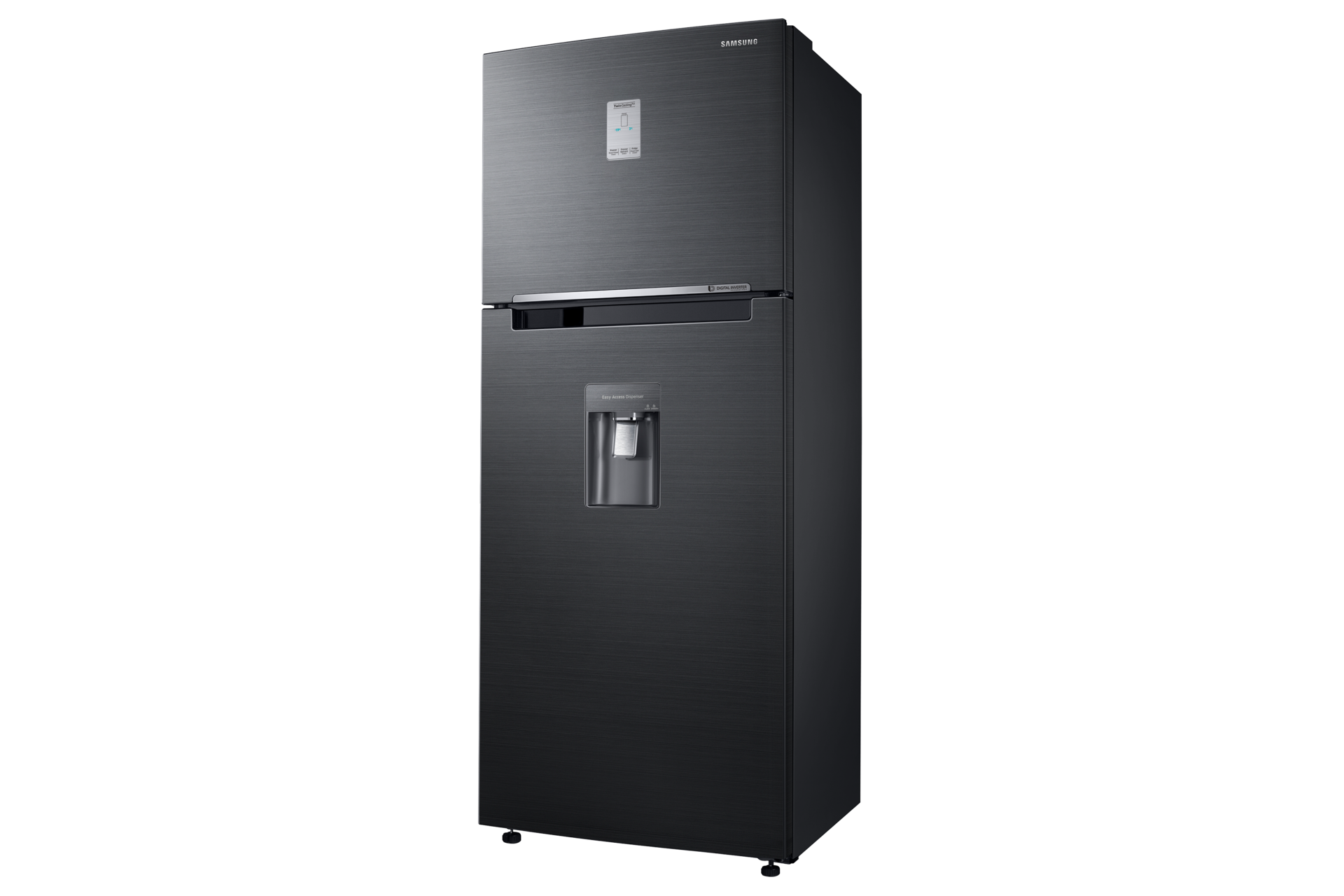 Refrigeradora Samsung Negra RT46K6631BS Top Freezer - Diseño semi-perfilado derecho