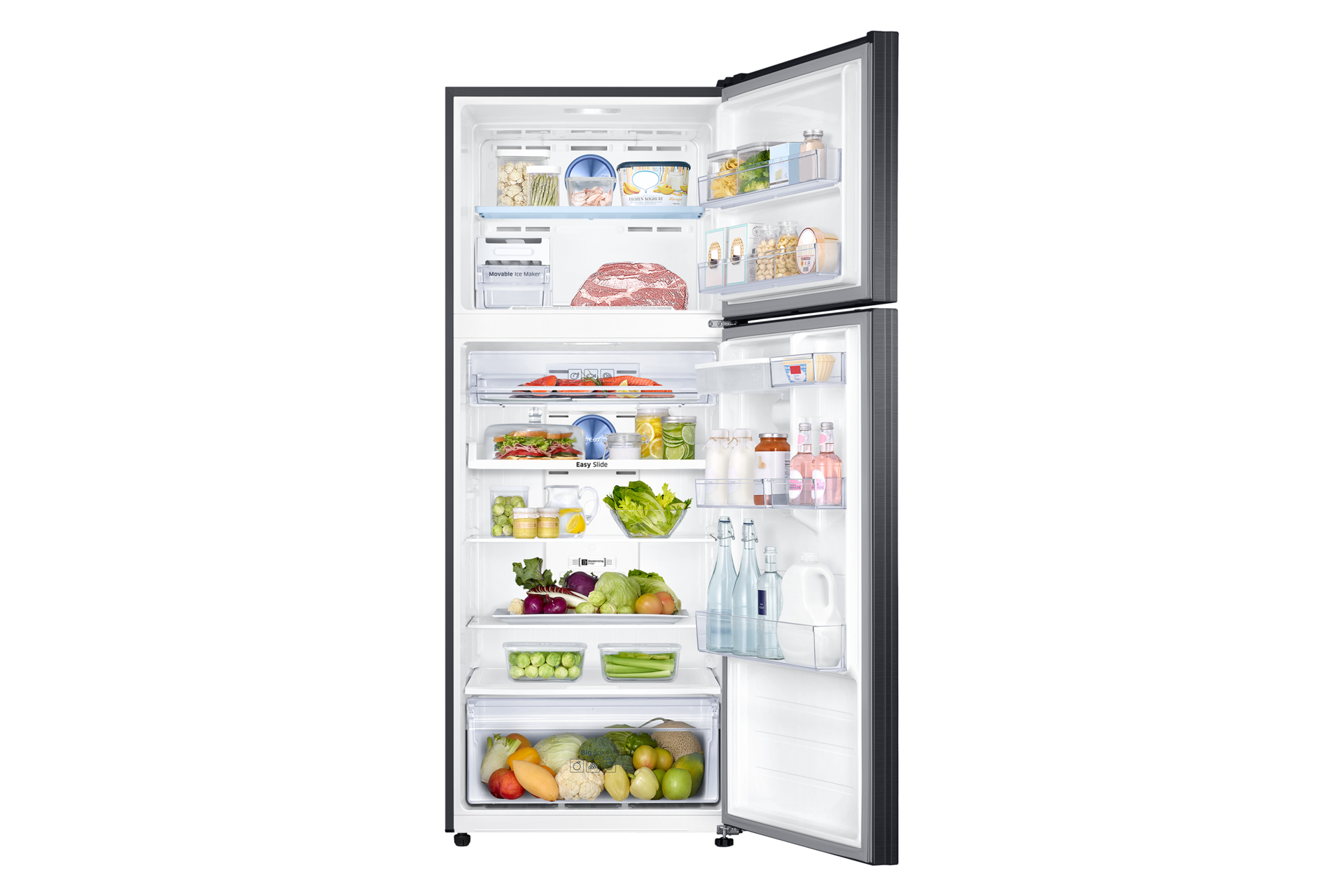 Front Open With Food Black