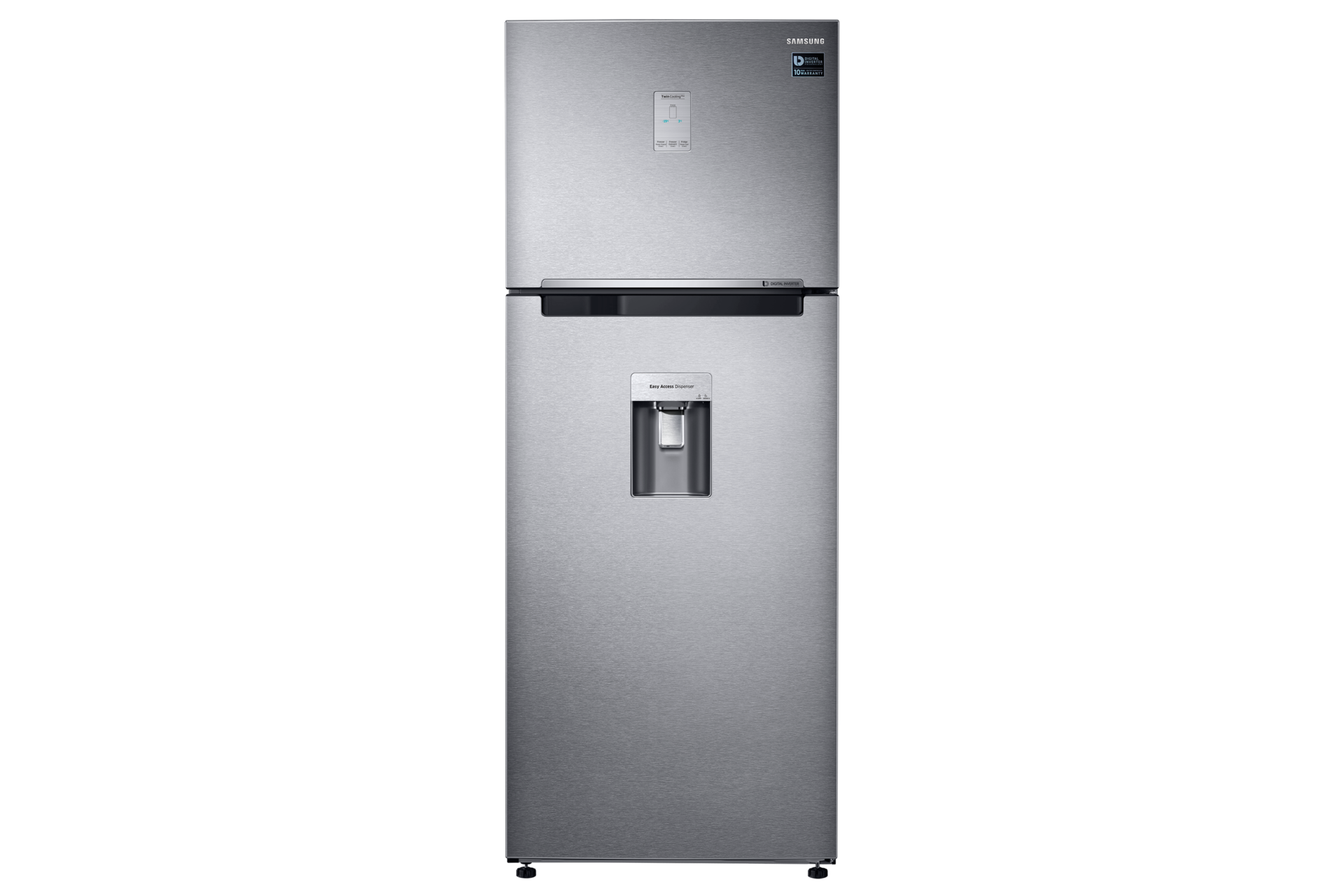 Refrigeradora Samsung Plata RT46K6631SL Top Freezer - Diseño frontal