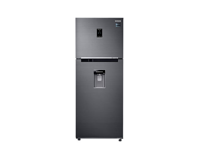 Refrigeradora Samsung Negra Top Freezer RT38K5930BS - Diseño frontal