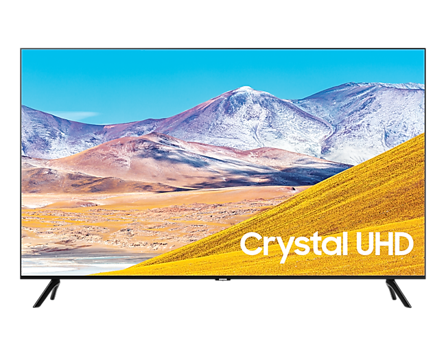 85" TU8000 Crystal UHD 4K Smart TV 2020 - Diseño frontal