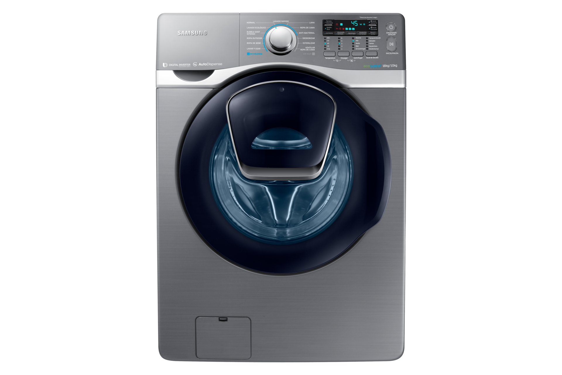 WD18J7825KP/AX Combo with Add Wash, 18 kg