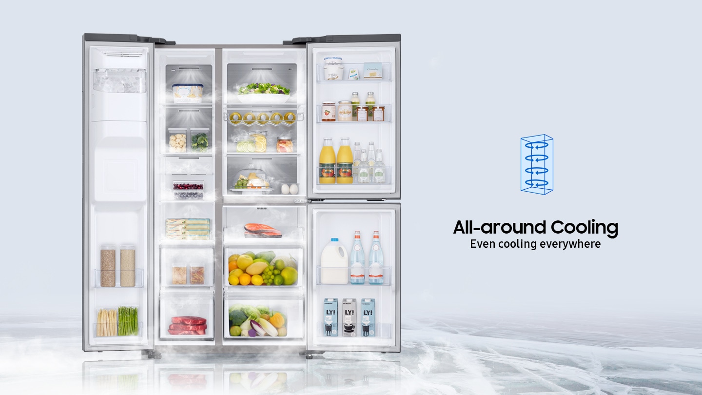Réfrigérateur Samsung Side By Side avec Fontaine Digital Inverter  Technology 