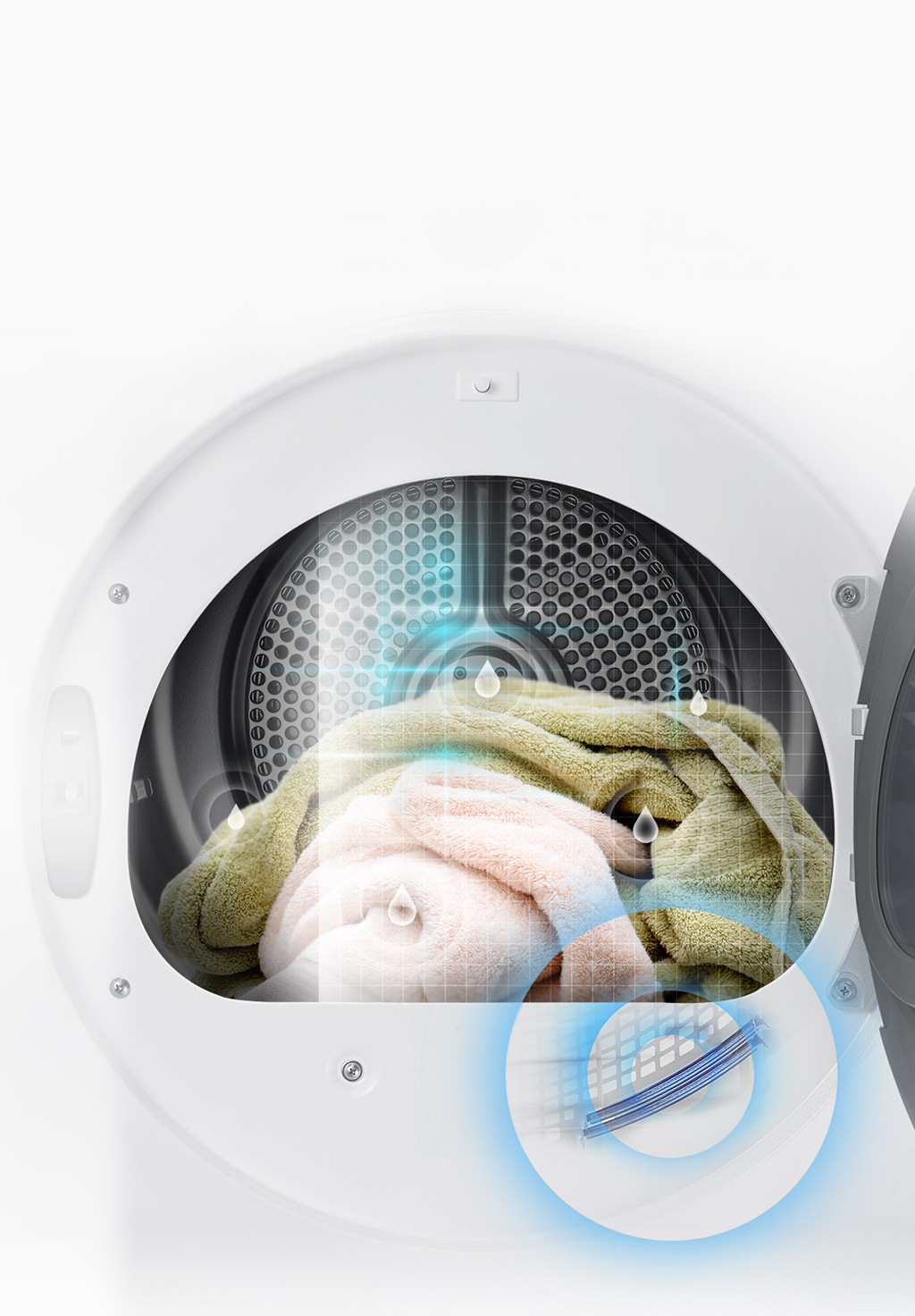Automatically optimizes the drying time and temperature