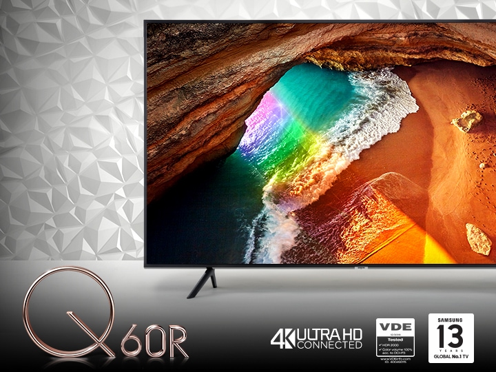 55" Q60R QLED Flat Smart TV 4K QN55Q60RAPXPA | Caribbean