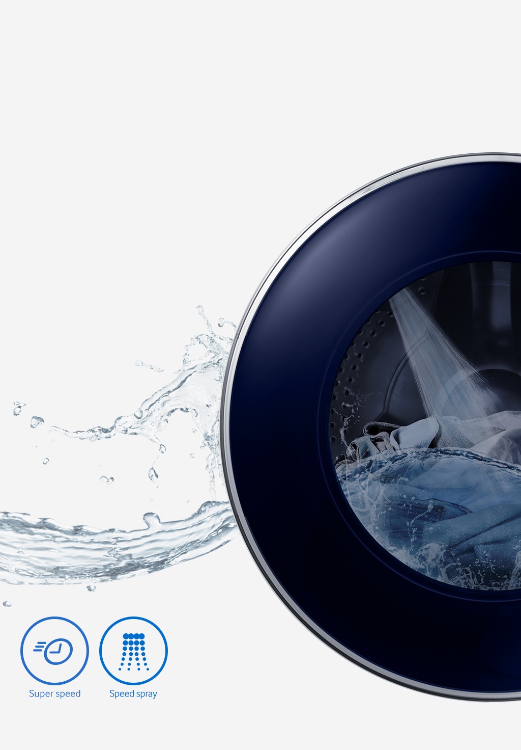 Fast and efficient washing