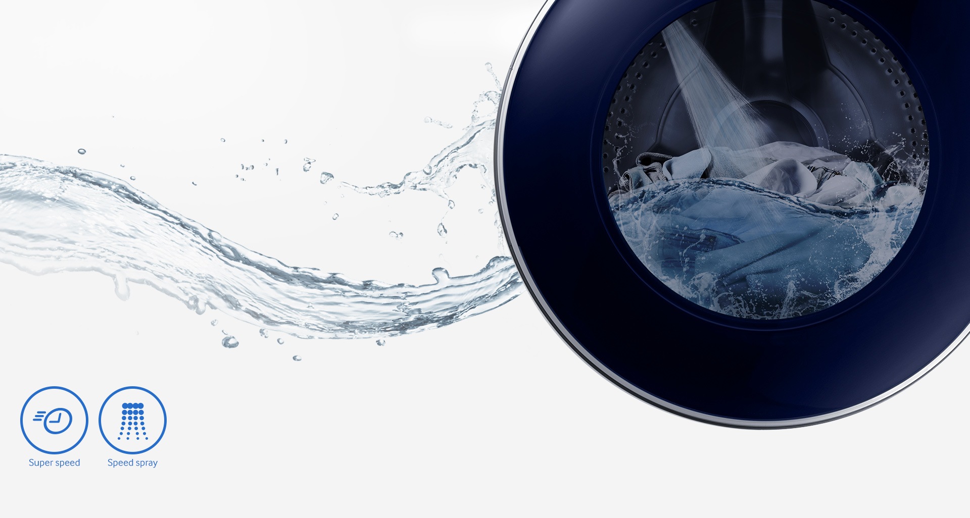 Fast and efficient washing