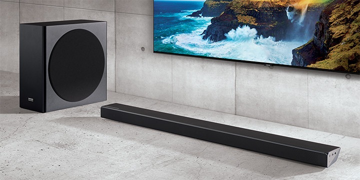 HW-Q70R Samsung, Harman/Kardon Soundbar with Dolby Atmos Home Theater -  HW-Q70R/ZA