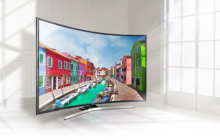 Téléviseur intelligent à DEL incurvé de Samsung de 48 po à résolution  pleine HD 1080 p - UN48J6520 