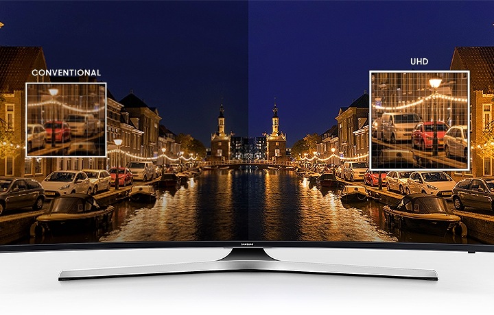 Téléviseur intelligent à DEL incurvé de Samsung de 48 po à résolution  pleine HD 1080 p - UN48J6520 