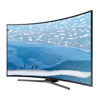 Samsung 6 Series UN55MU6500FXZA 55-Inch HDR Curved 4K LED 120Hz TV with  Motion Rate 120