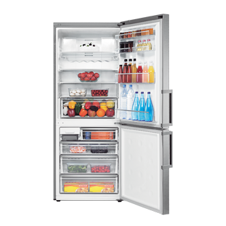 Bottom Freezer Refrigerator 435L - Silver