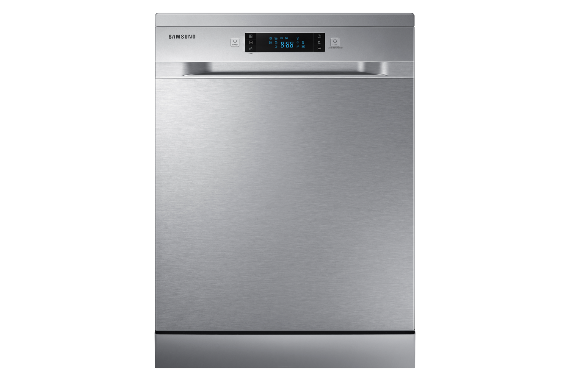 silver dishwasher