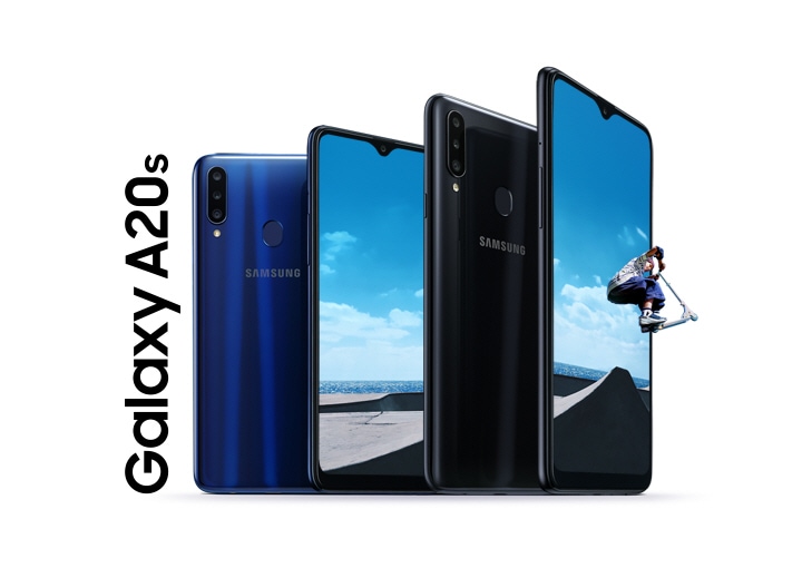 Galaxy A20s (Dual Sim, Black, 32GB) | Samsung Levant