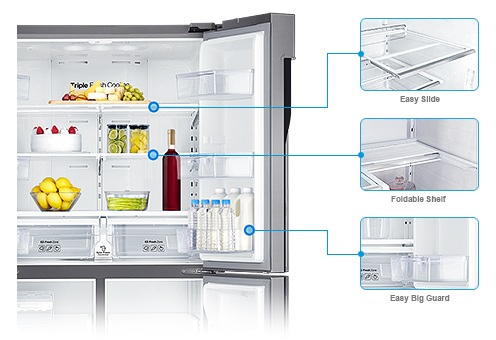 A smarter way to store groceries of all sizes and shapes