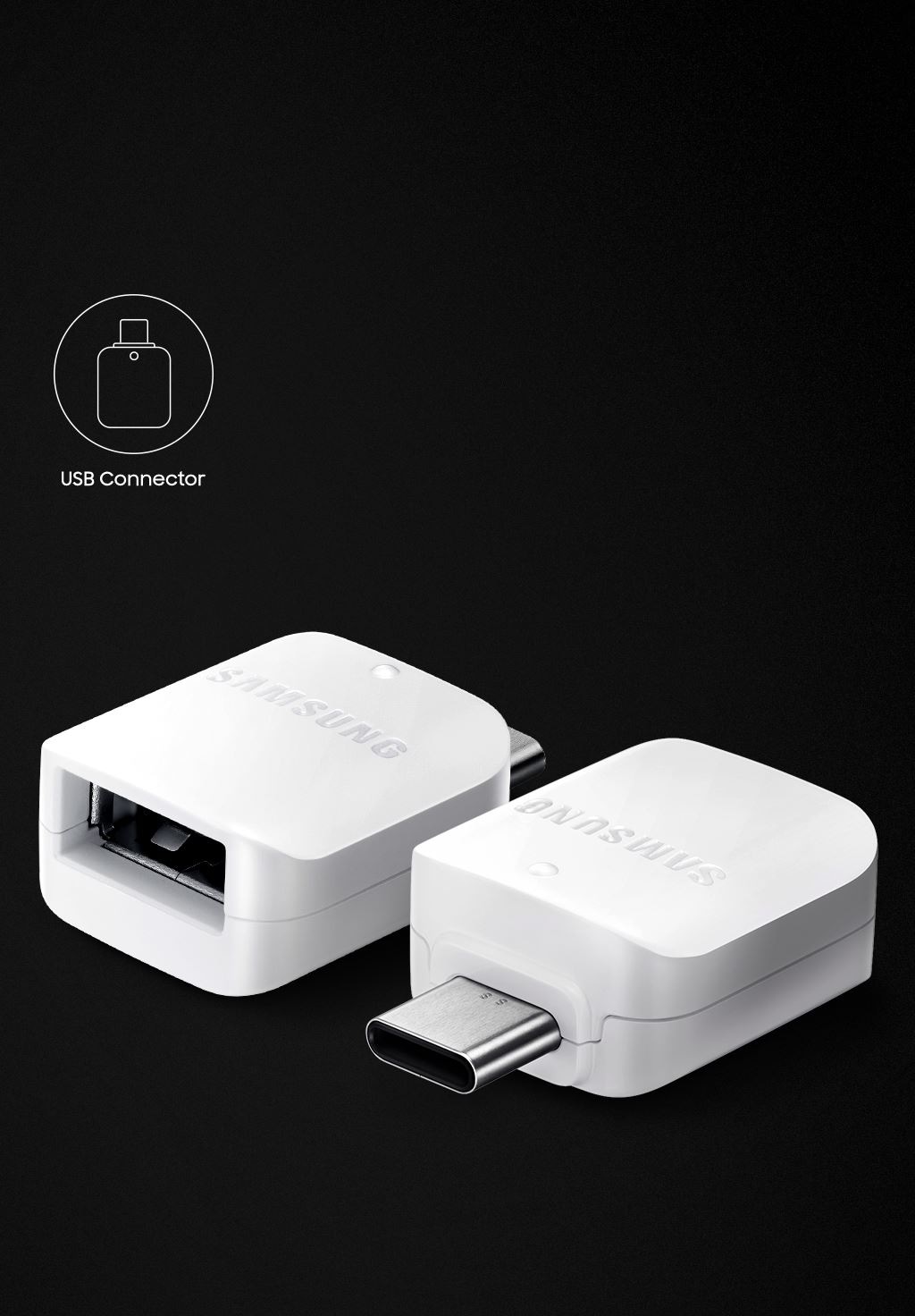 Samsung OTG USB Connector - White