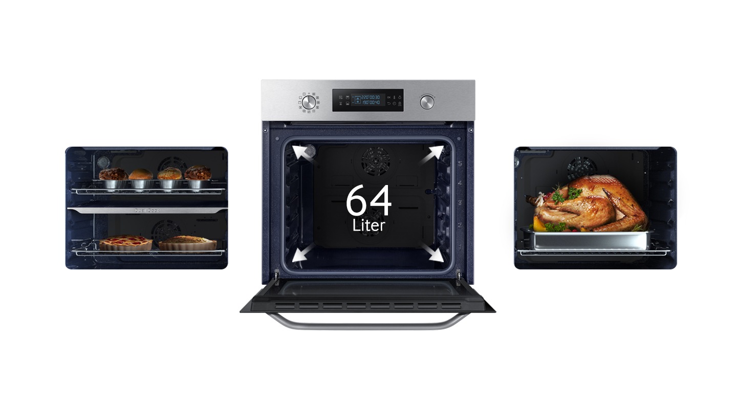 Cooks more & larger
