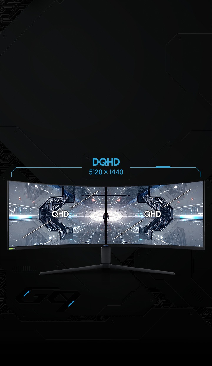 Dual QHD display