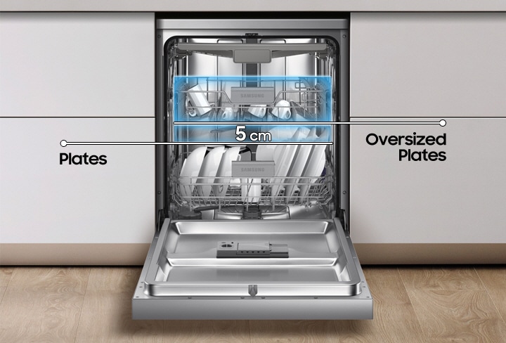 LAVE VAISSELLE SAMSUNG 5 Program 13 Place Settings Silver.DW60M5050FS/FH  DW60M5070FS/FH - DARTILUX