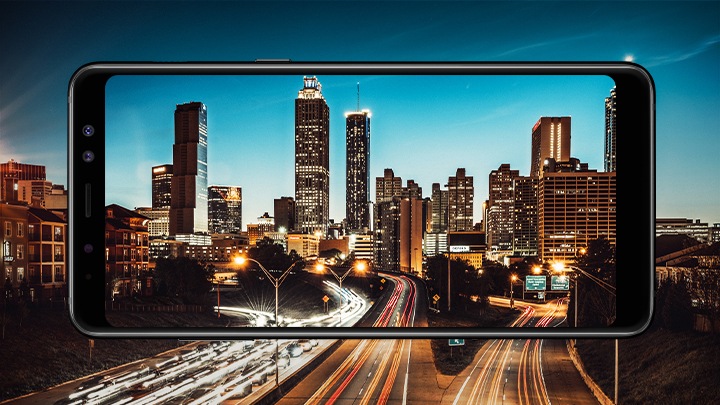 Galaxy A8 Plus Black | Samsung Business Lebanon