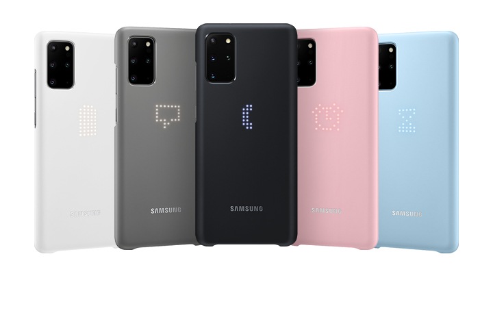 Funda Silicona Samsung Galaxy S20 Plus Rosa EF-PG985TP