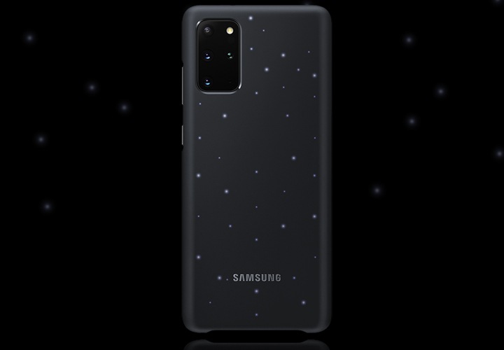 Funda Samsung para Galaxy S20 Plus Smart Led En Azul Cielo EF-KG985CL  Estado Como Nuevo