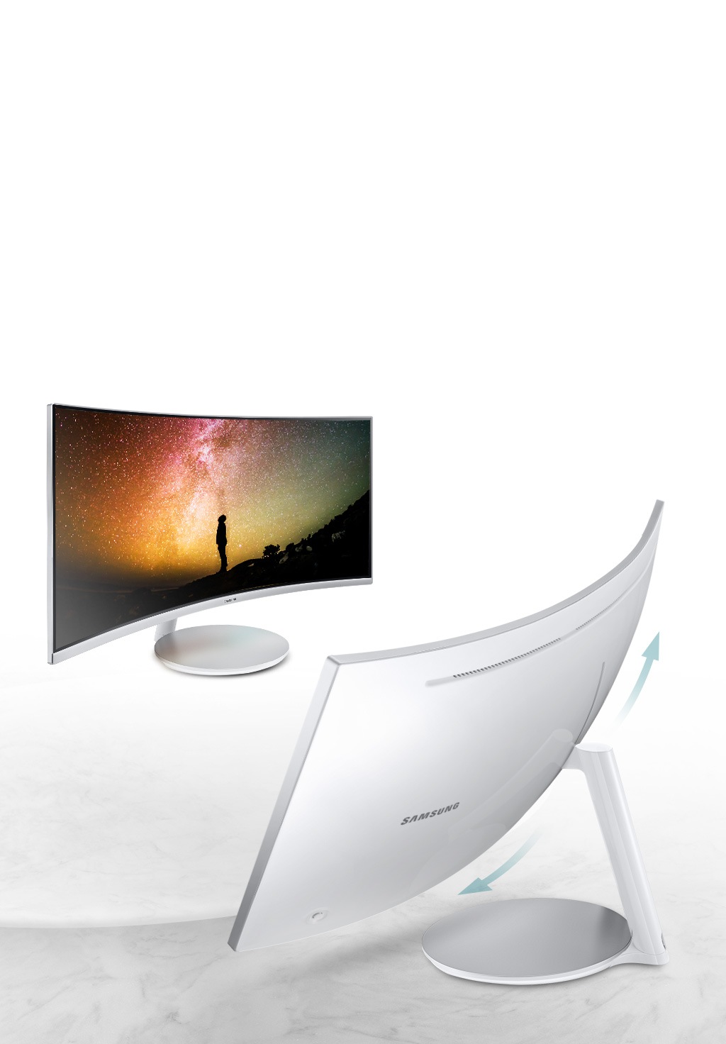 شاشة منحنية 34 بوصة مع تجربة مشاهدة غامرة Lc34f791wqmxzn Samsung Ps