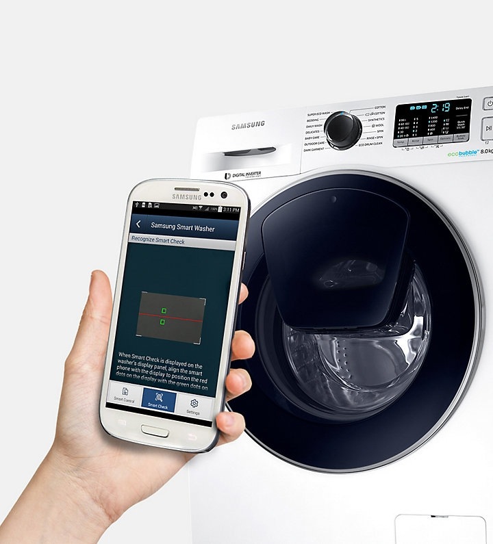 Samsung Bubble Wash 8kg | WW80K5213WW/FH | Samsung Levant