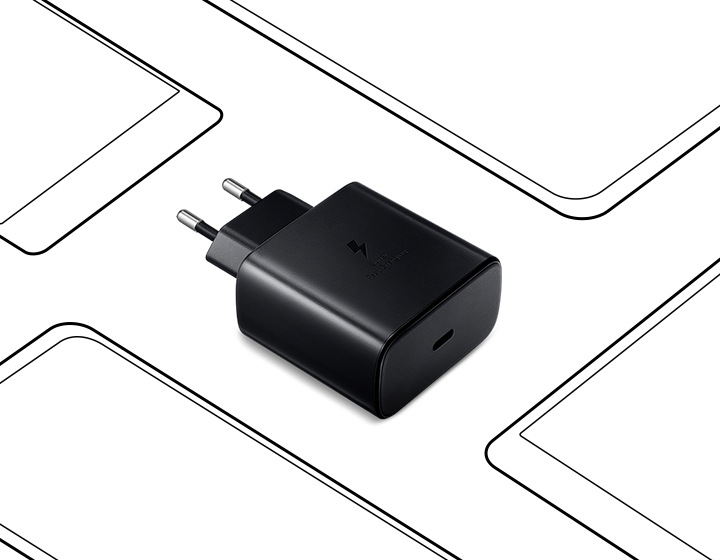 Cargador Samsung Original 45W USB-C + Cable USB-C a USB-C, Super Fast  Charging 2.0 – Negro - Spain