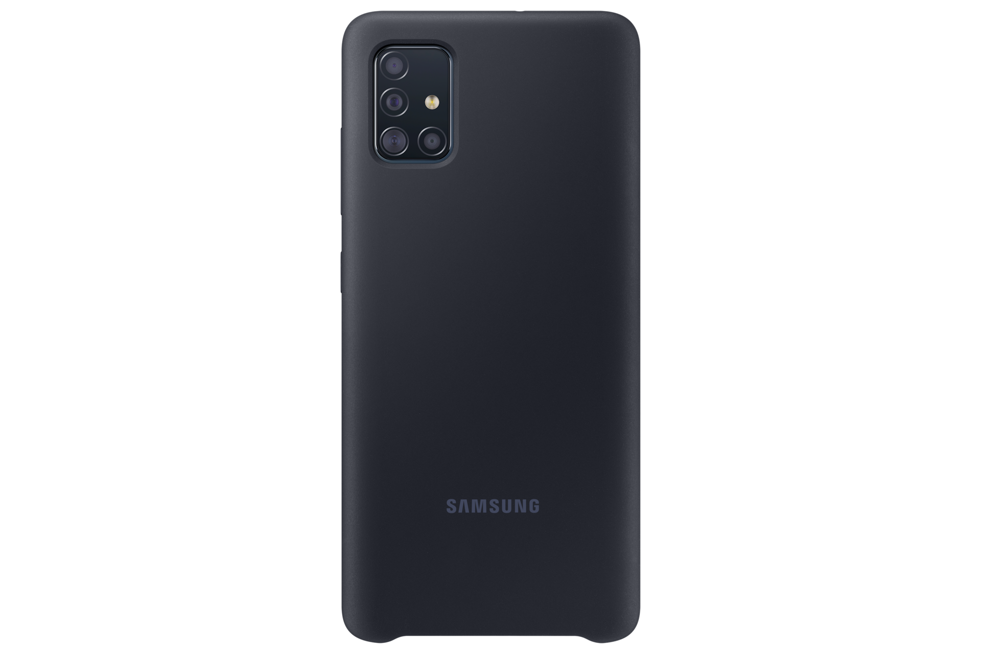 Silicone Cover For Galaxy A51 Black Samsung Levant