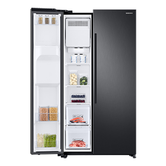 front-left-door-open-with-food black