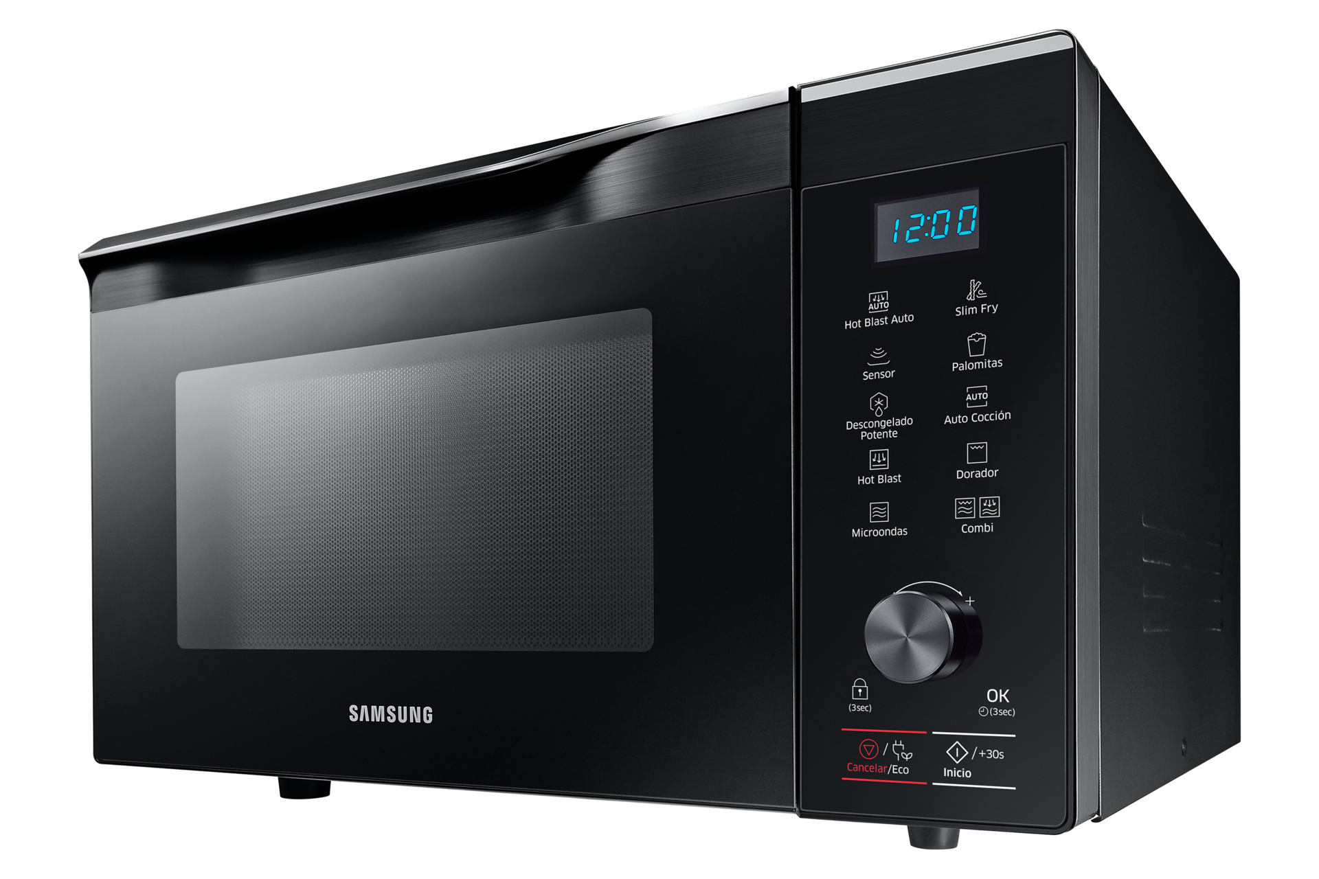Horno de microondas y convección HotBlast, 32L Negro Samsung MX
