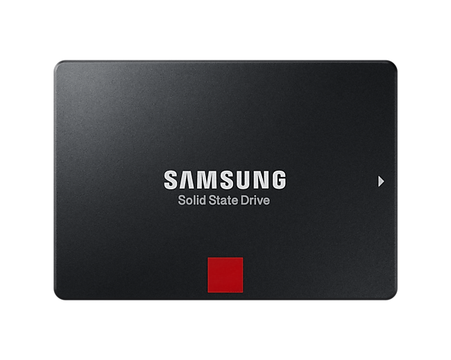 Front View of the Samsung 1TB SATA III 2.5" SSD (860 Pro)