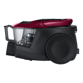 Samsung Vacuum Canister Bagless with Anti-Tangle Turbine, Mexican Pink (VC18M31A0HP/ME) 370W Right