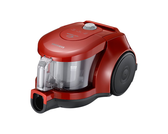 Samsung Vacuum Canister Bagless with Twin Chamber System, Dark Red (VCC4353V4R/XME) 360W