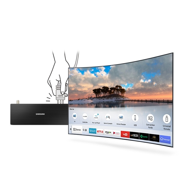 M6300 Curved Smart Full HD TV: Auto detection