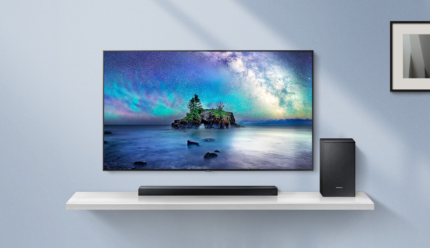 Телевизоры 2020 купить. Soundbar смарт ТВ телевизор. Саундбар для телевизора самсунг 75 дюймов. LG саундбар 2021. Samsung hw-n450.