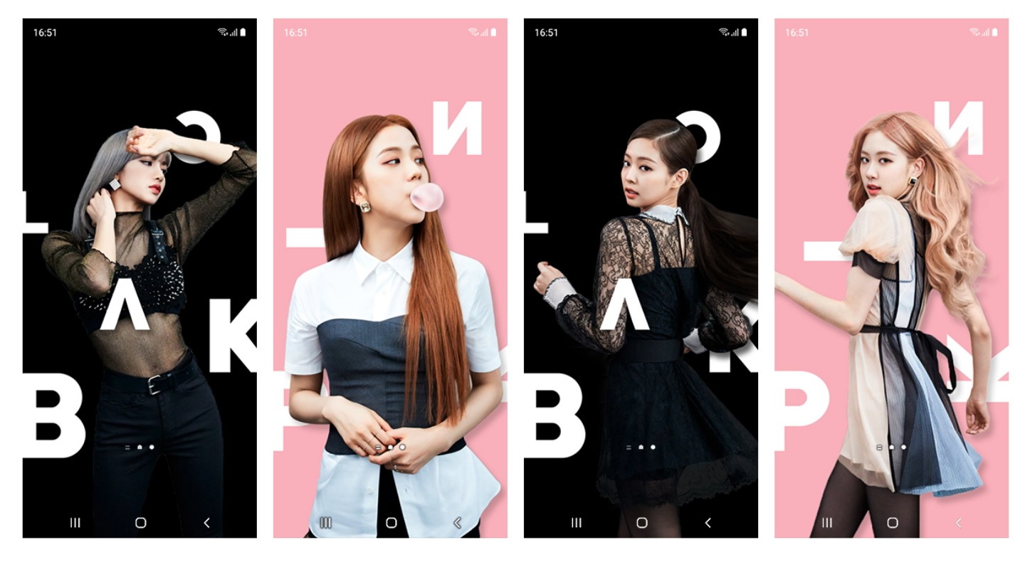 Samsung Galaxy A80 Blackpink 版独家主题