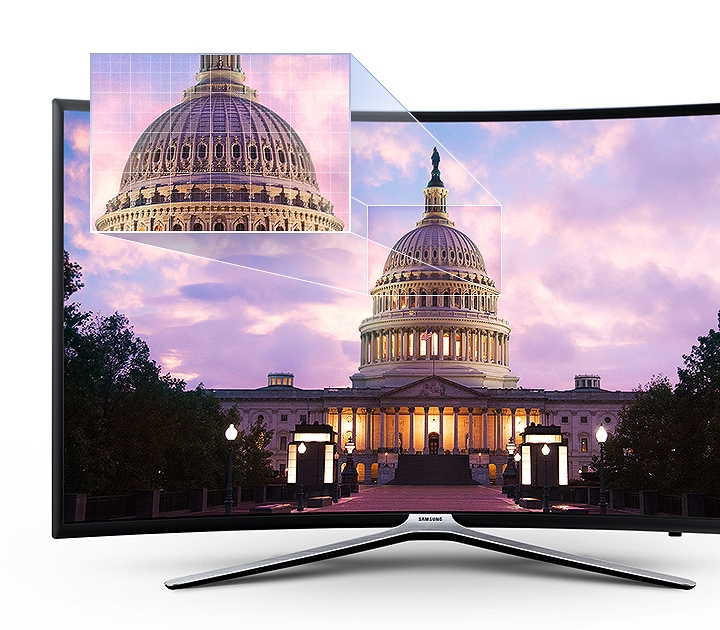 M6300 Curved Smart Full HD TV: Micro Dimming Pro