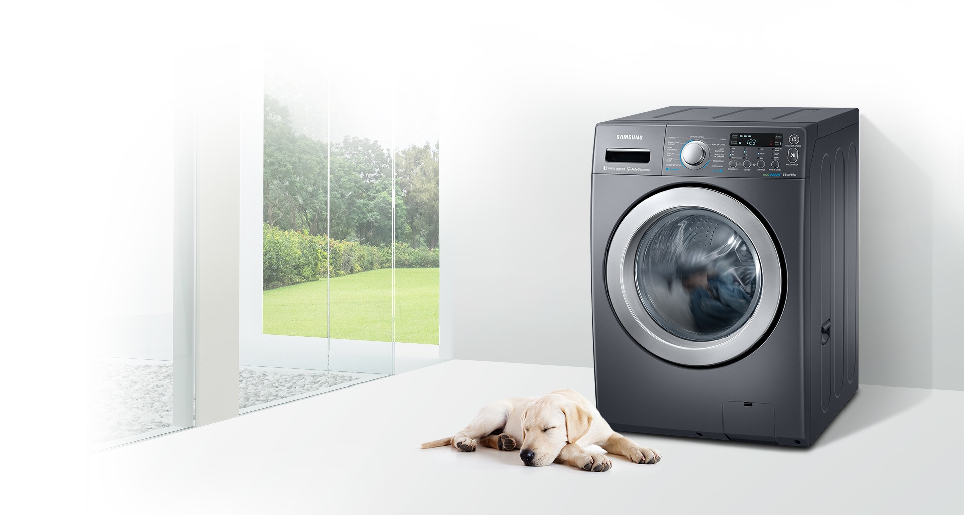 Peaceful washing anytime