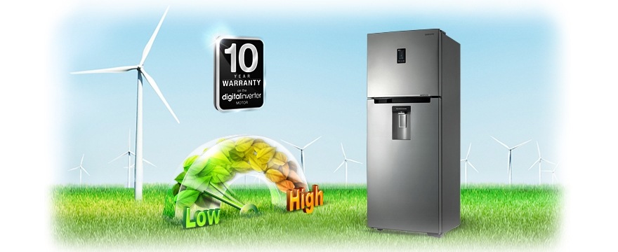 Enjoy energy savings, less noise and a 10-year warranty 