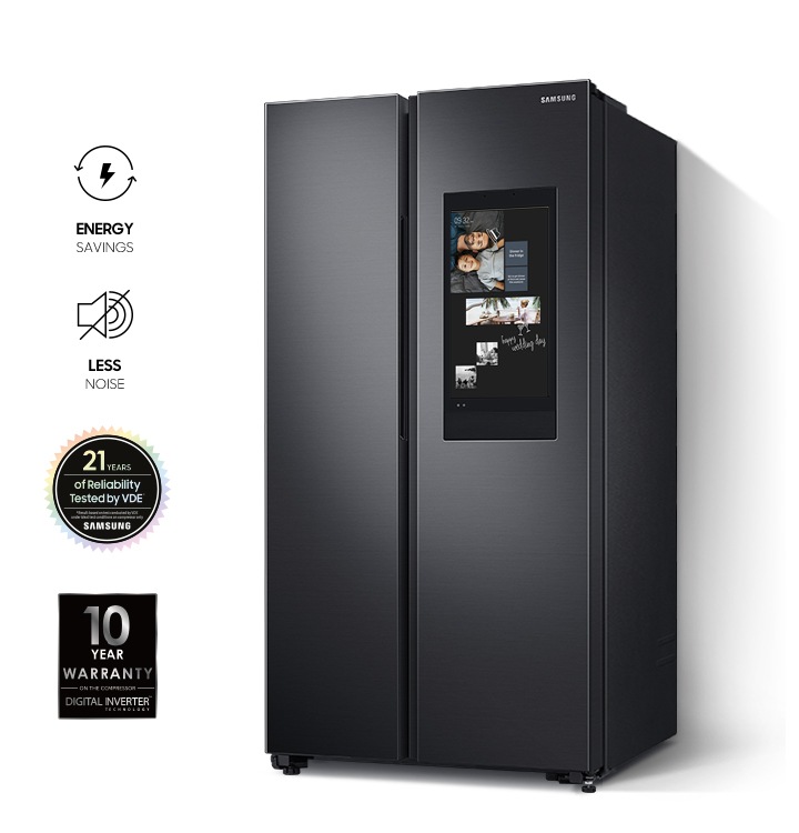 samsung family hub side by side refrigerator