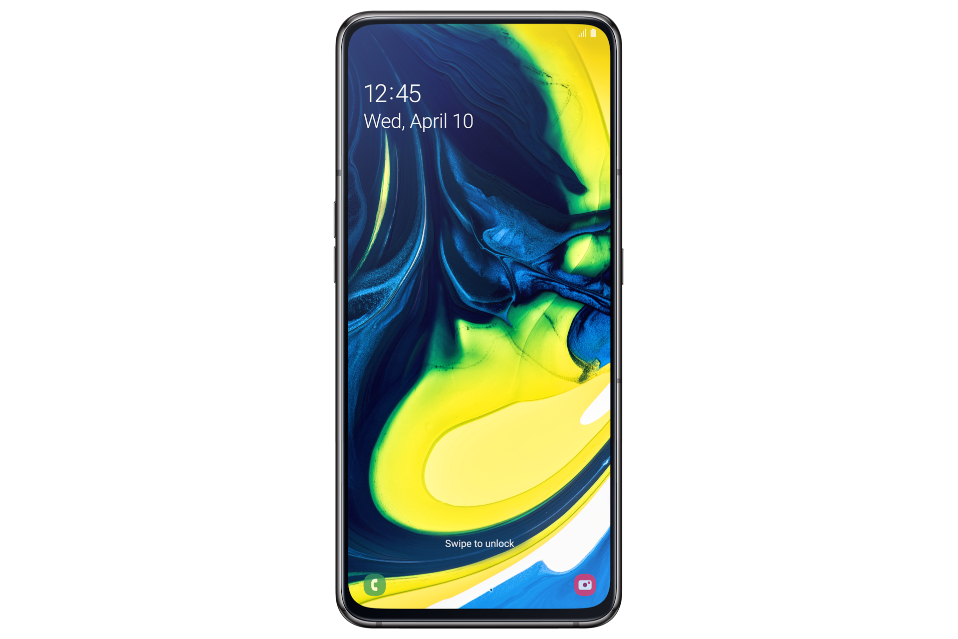 The Samsung Galaxy A80 stands out for its notch-free display.